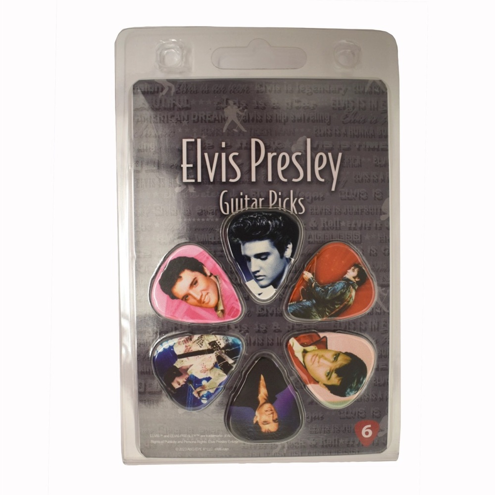 Elvis Presley new set of 6 guitar picks
